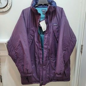 Patagonia Guide Parka H2No Plus Vintage Puffer Coat Jacket Purple Women XL